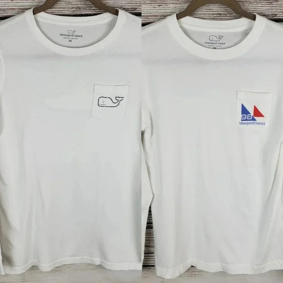 Lot of 2 Vineyard Vines XS Long Sleeve Tee Shirts - Picture 1 of 12